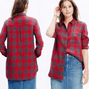 Madewell Ex-Boyfriend Shirt - Lansing Plaid